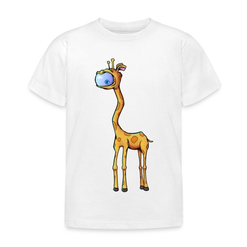 Enøjet giraf - Børne-T-shirt