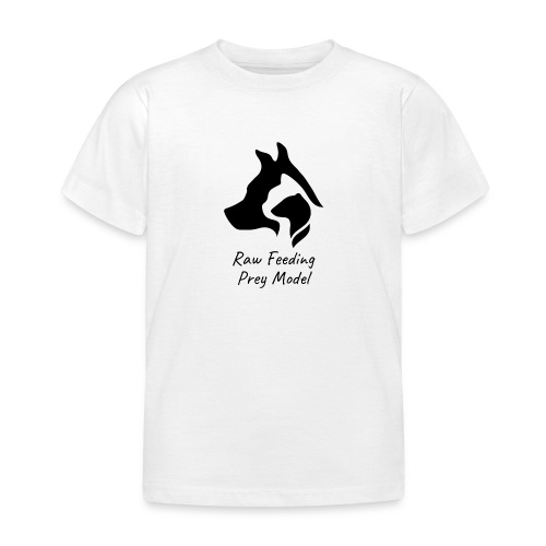 logo raw feeding noir - T-shirt Enfant