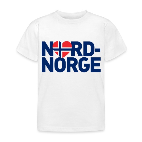 Med hjerte for Nord-Norge - T-skjorte for barn