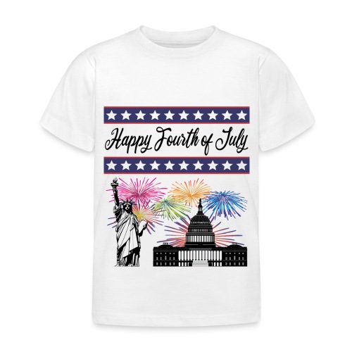 Independence Day 4 July Capitol - Kinder T-Shirt