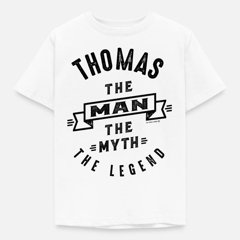 Thomas der Mann - Kinder T-Shirt - Weiß