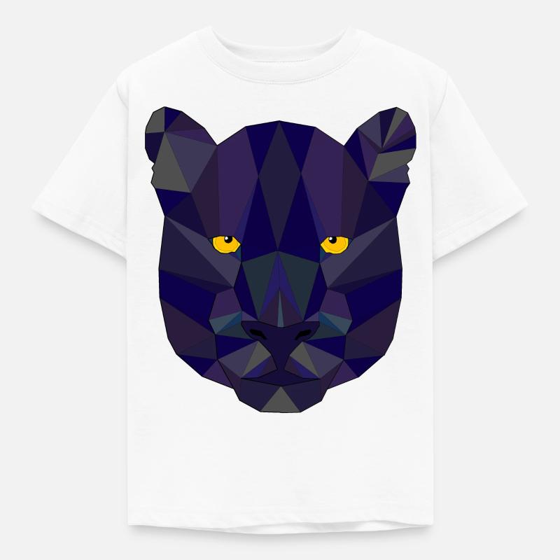 Panthère, panthère noire - T-shirt Enfant - blanc