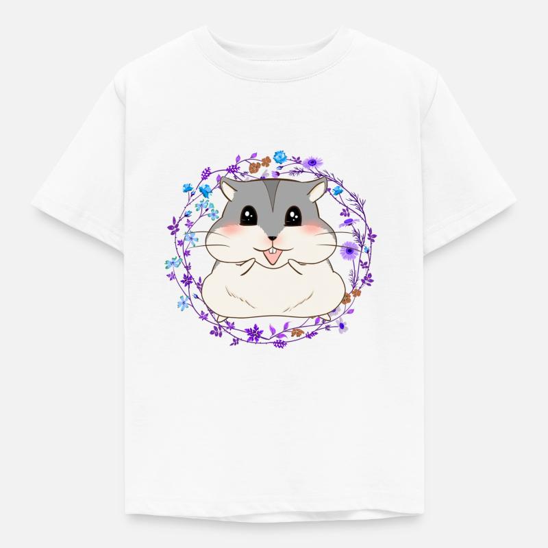 Hamster - Kinder T-Shirt - Weiß