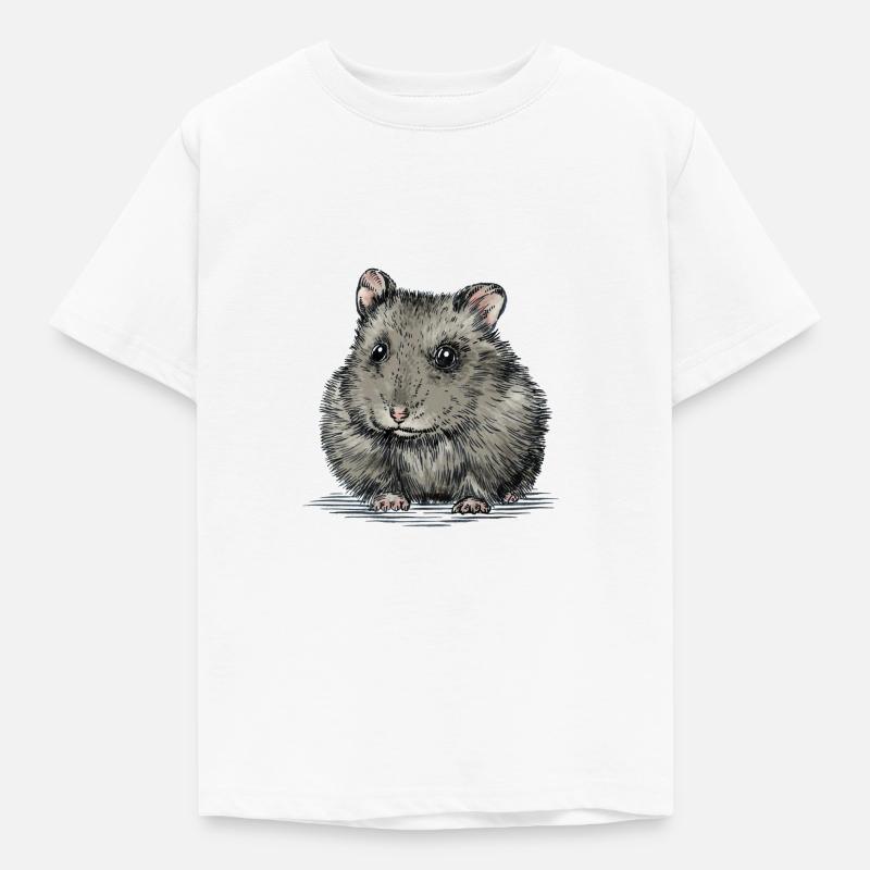 Hamster - Kinder T-Shirt - Weiß