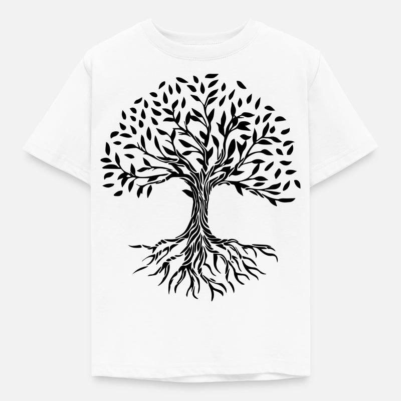 tree - Kids' T-Shirt - white