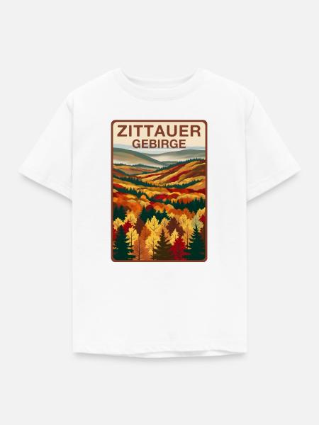 Zittauer Gebirge - Kinder T-Shirt - Weiß