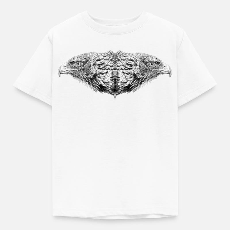 Double eagle - Kids' T-Shirt - white