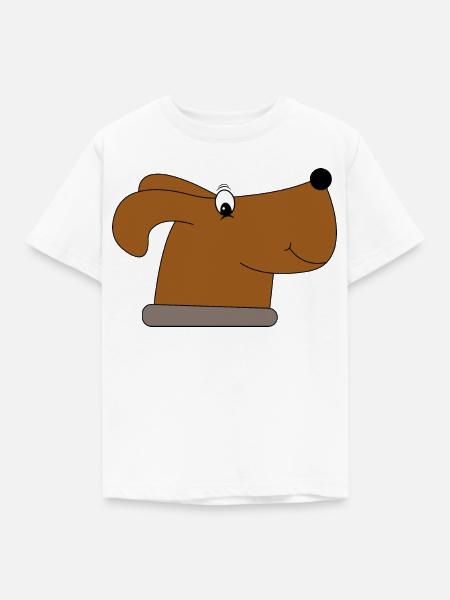 Hund - Kinder T-Shirt - Weiß