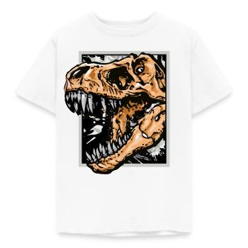 Dinosaurier / T-Rex / Trex / Geschenkidee - Kinder T-Shirt - Weiß - Vorne - AI Model Kid Male (0cm)