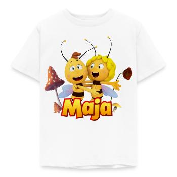 Biene Maja Freundschaft Mit Willi - Kinder T-Shirt - Weiß - Vorne - AI Model Kid Male (0cm)
