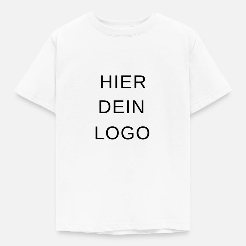 Hier dein logo - Kinder T-Shirt - Weiß