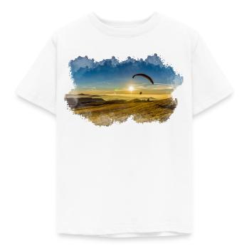Parapente à l’eau - T-shirt Enfant - blanc - Devant - AI Model Kid Male (0cm)