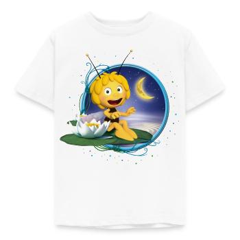 Biene Maja Mondschein - Kinder T-Shirt - Weiß - Vorne - AI Model Kid Male (0cm)
