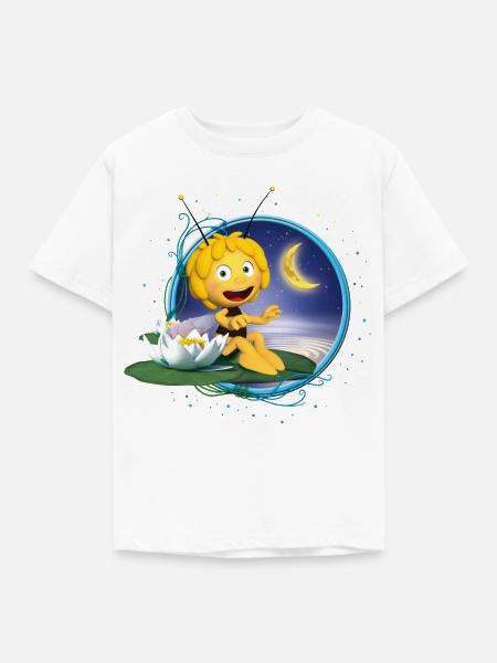 Biene Maja Mondschein - Kinder T-Shirt - Weiß
