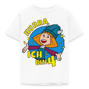 Wickie Und Die Starken Männer 4. Geburtstag - Kinder T-Shirt - Weiß - Vorne - AI Model Kid Male (0cm)