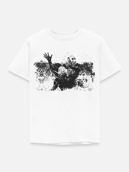 Wasserball Sturm - Kinder T-Shirt - Weiß