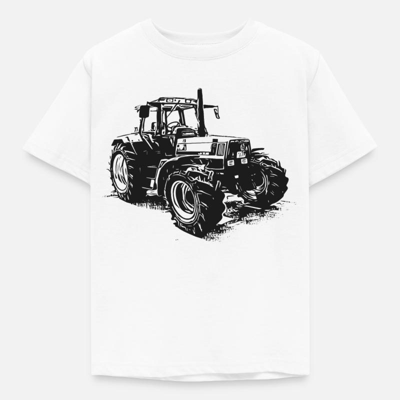Alter Deutz Traktor - Kinder T-Shirt - Weiß