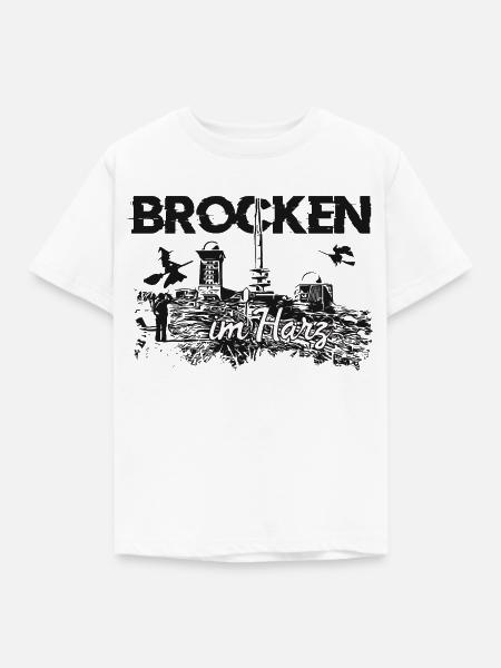 Brocken im Harz - Kinder T-Shirt - Weiß