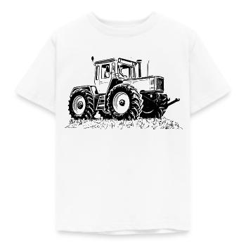 MB trac 1300 turbo | Traktor - Kinder T-Shirt - Weiß - Vorne - AI Model Kid Male (0cm)