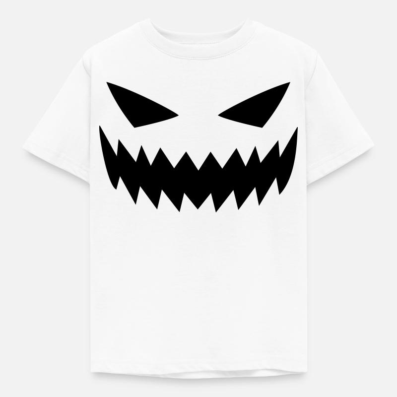 Gestörte Horrorfratze - Kinder T-Shirt - Weiß