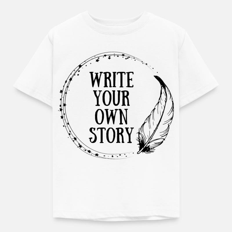 Écrivez votre propre histoire - T-shirt Enfant - blanc