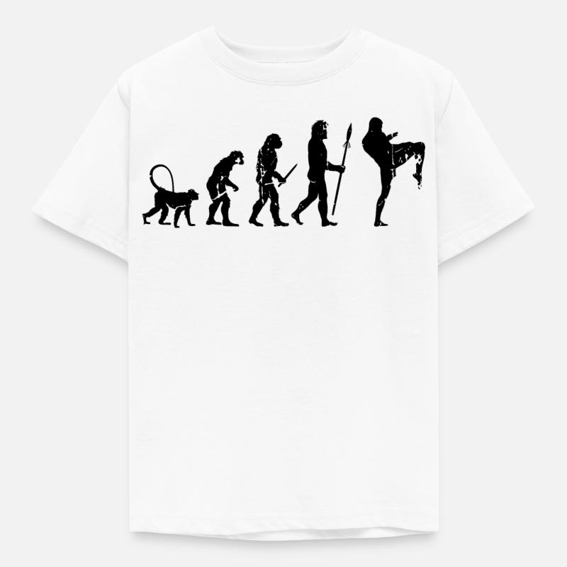 Kickboxer - Kinder T-Shirt - Weiß
