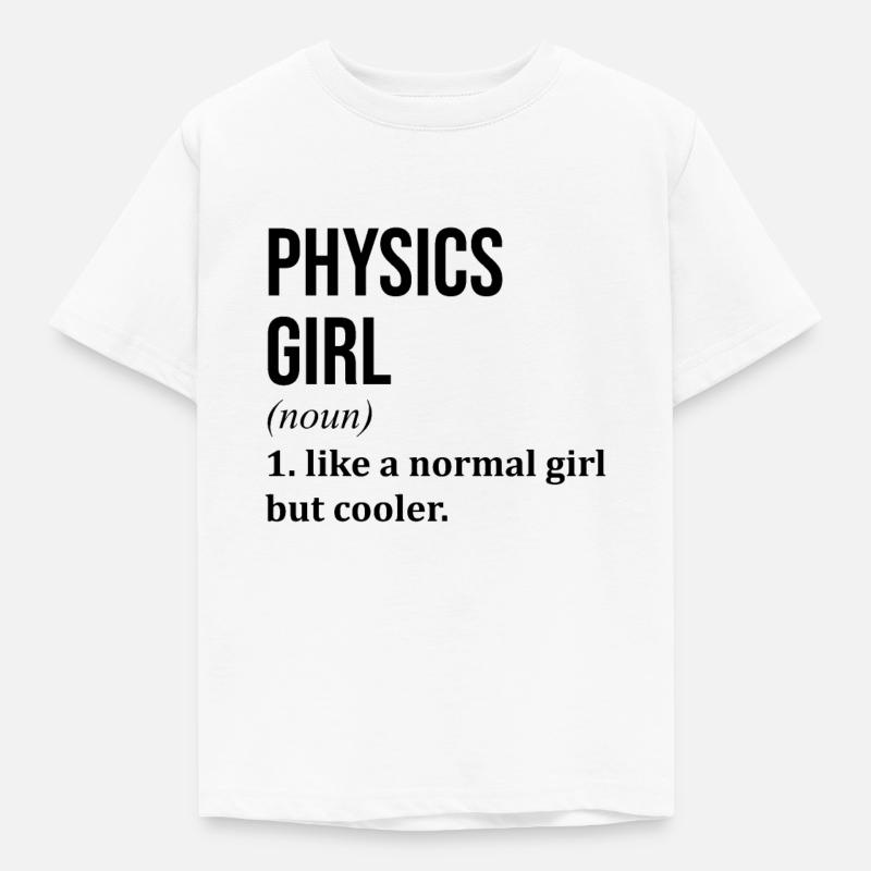 Physik - Kinder T-Shirt - Weiß