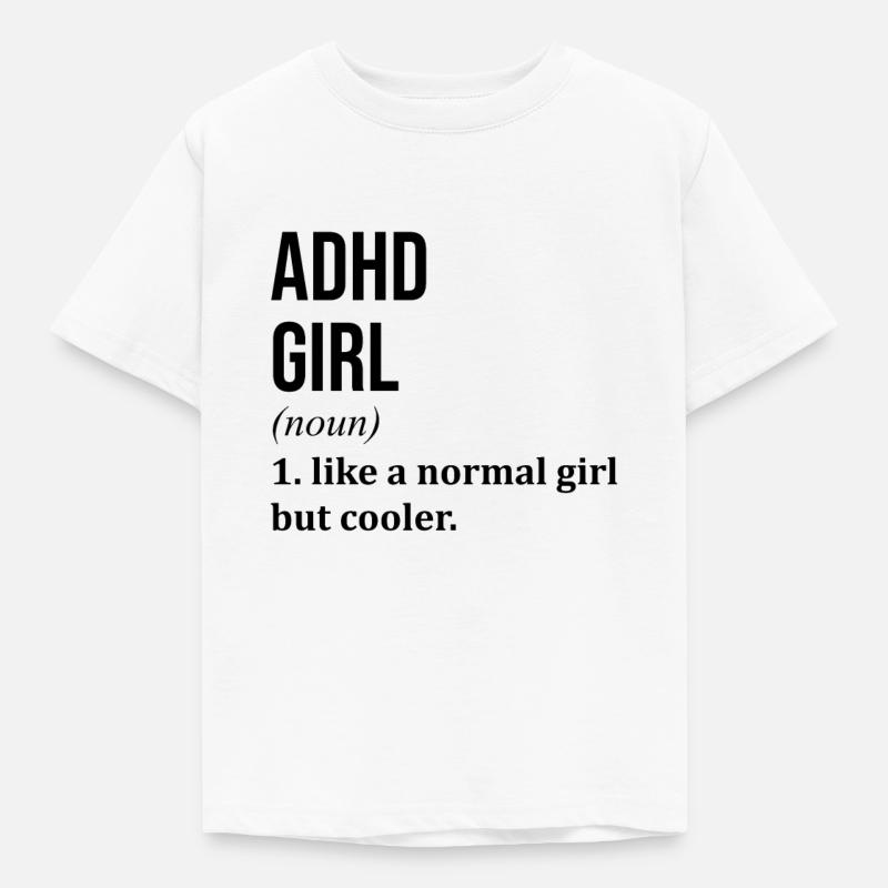 ADHD - Kids' T-Shirt - white