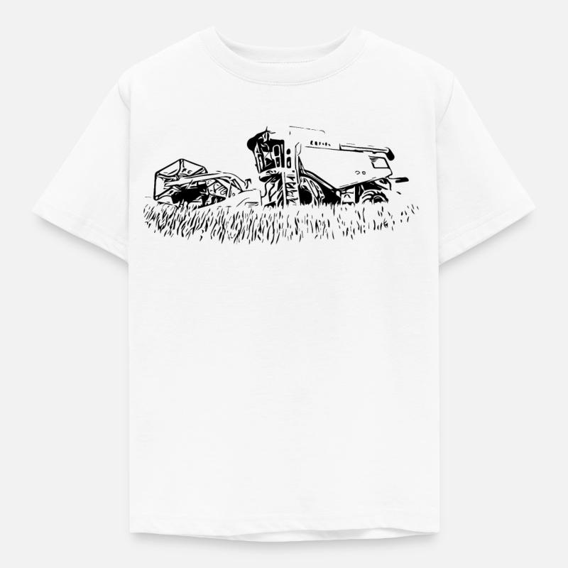 Moissonneuse-batteuse 600 - T-shirt Enfant - blanc