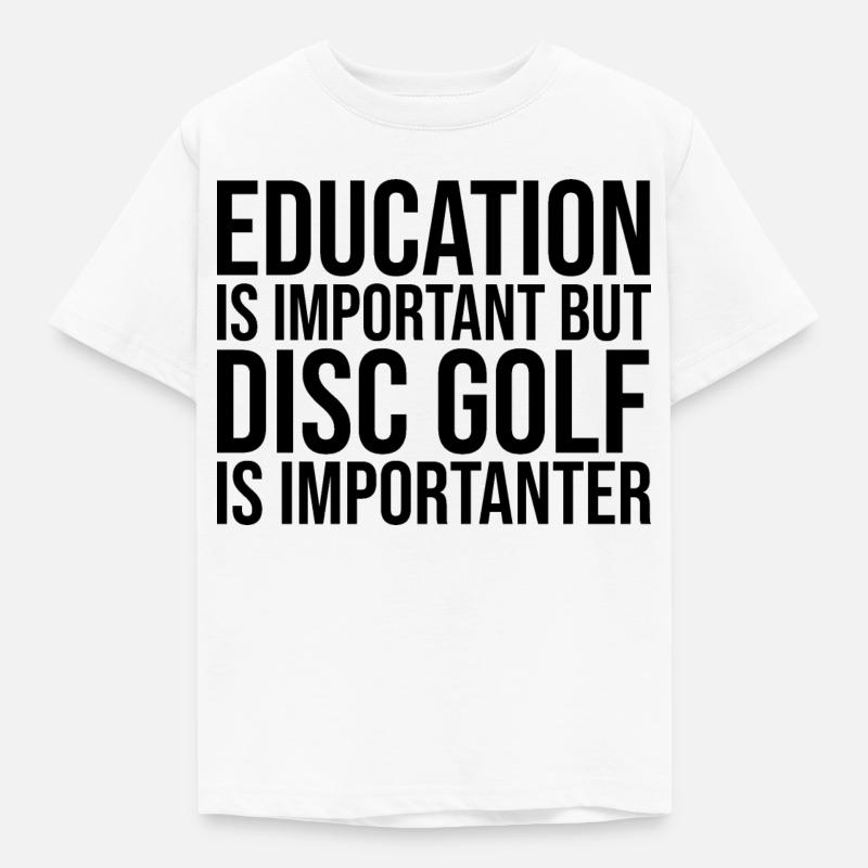 Disc golf - T-shirt Enfant - blanc