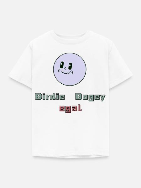 Birdie, Bogey, egal - Kinder T-Shirt - Weiß