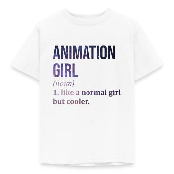Animation - Kinder T-Shirt - Weiß - Vorne - AI Model Kid Male (0cm)