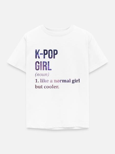 K Pop K Pop K Pop - Kinder T-Shirt - Weiß