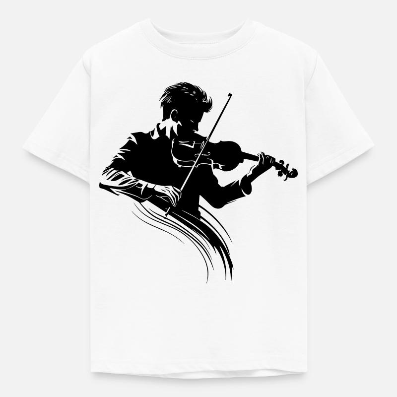Geiger - Kinder T-Shirt - Weiß