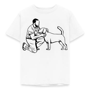 Technicien vétérinaire - T-shirt Enfant - blanc - Devant - AI Model Kid Male (0cm)