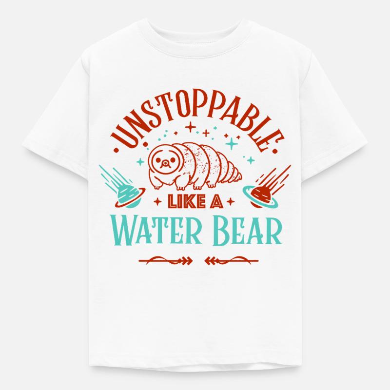Unstoppable as a tardigrade - Kids' T-Shirt - white