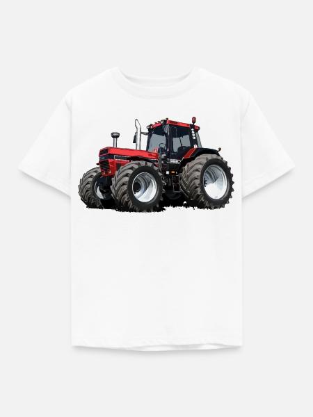 Power Traktor Legende - Kinder T-Shirt - Weiß