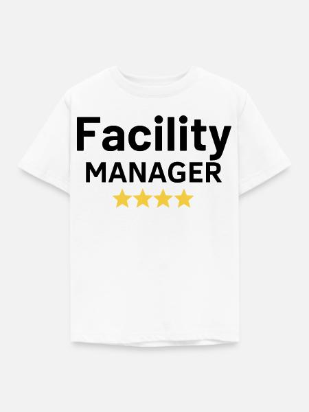 Facility Manager - Kinder T-Shirt - Weiß