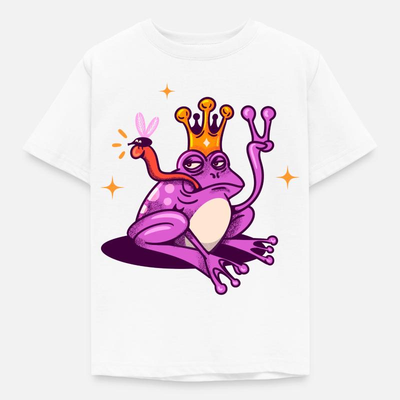Prince Toad - Kids' T-Shirt - white