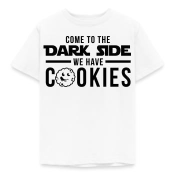 Venez du côté obscur We Habe Cookies - T-shirt Enfant - blanc - Devant - AI Model Kid Male (0cm)
