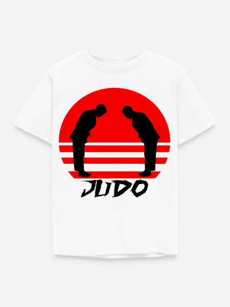 Judo - Kinder T-Shirt - Weiß