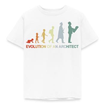 Le développement d’un architecte - T-shirt Enfant - blanc - Devant - AI Model Kid Male (0cm)