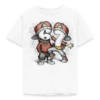 Zahlenduo Streetstyle Tanzen Six Seven 67 - Kinder T-Shirt - Weiß - Vorne - AI Model Kid Male (0cm)