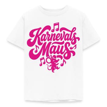 Karnevals Maus Karnevalsmaus Karneval Party Tanzen - Kinder T-Shirt - Weiß - Vorne - AI Model Kid Male (0cm)