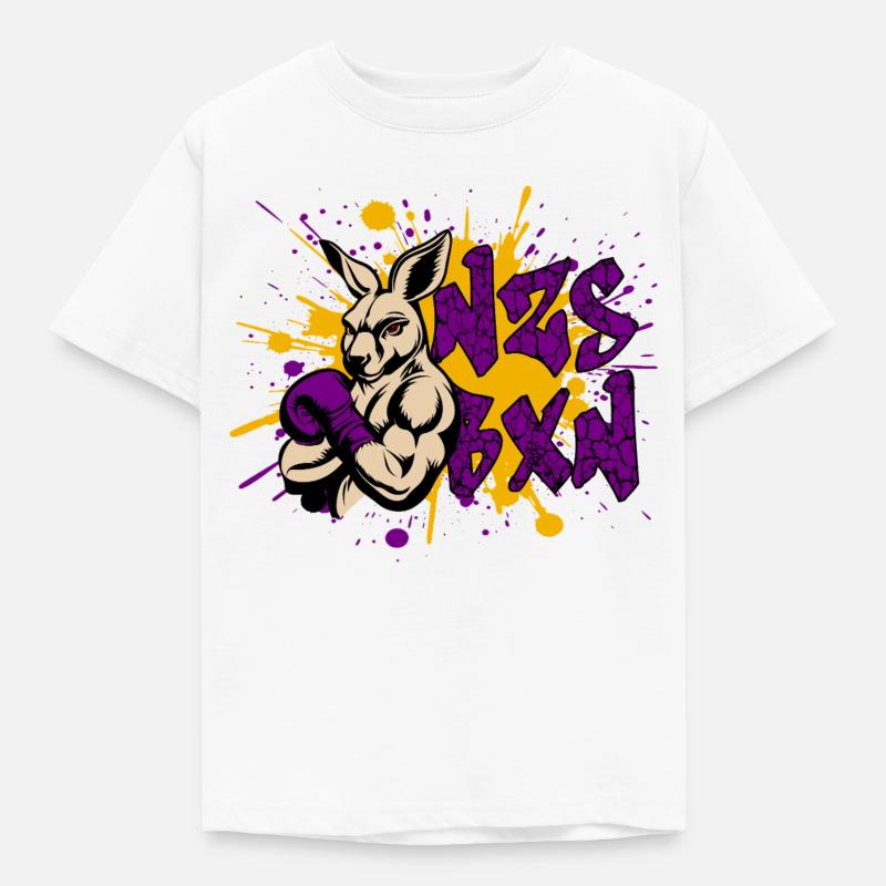 Graffiti NZS BXN – Déclaration antifasciste - T-shirt Enfant - blanc