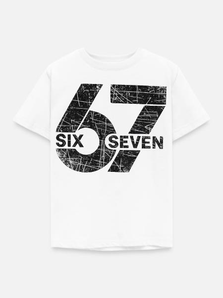 67 Six Seven - Kinder T-Shirt - Weiß
