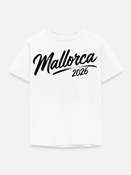 Mallorca 2026 - Kinder T-Shirt - Weiß