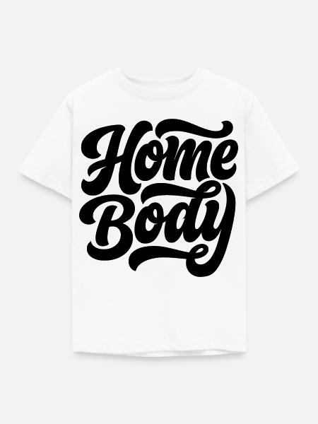 Homebody - Kinder T-Shirt - Weiß
