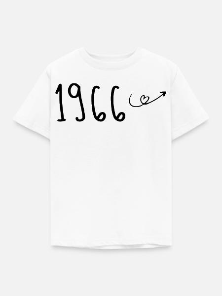 1966 Jubiläum 1966 Rückblick 1966 - Kinder T-Shirt - Weiß