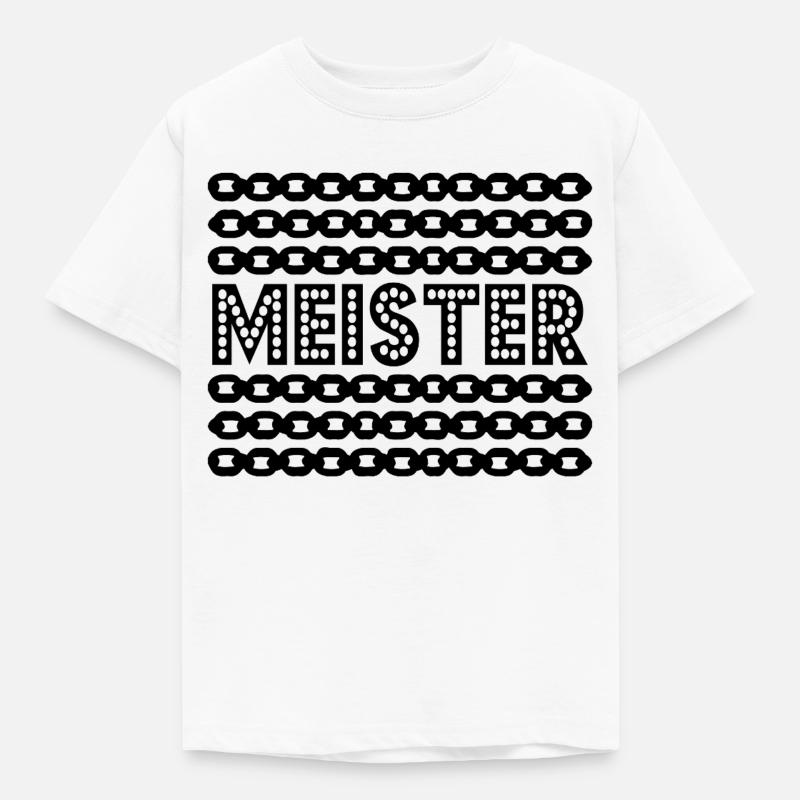 Master Degree Master Chains - Kids' T-Shirt - white